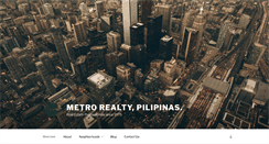 Desktop Screenshot of metrorealty.ph